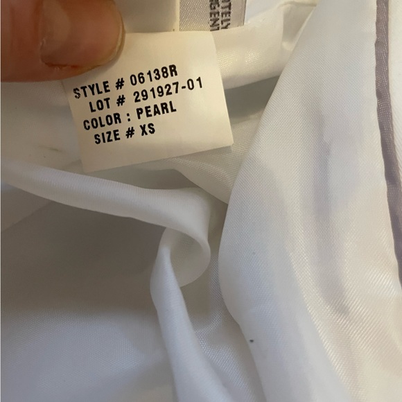 Via Spiga Trench Color: Pearl Size: XS - Picture 9 of 10